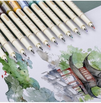 柔韵笔四季色手绘软头小楷秀丽笔