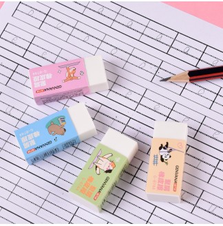 聚屑不留痕擦干净动物图小橡皮擦